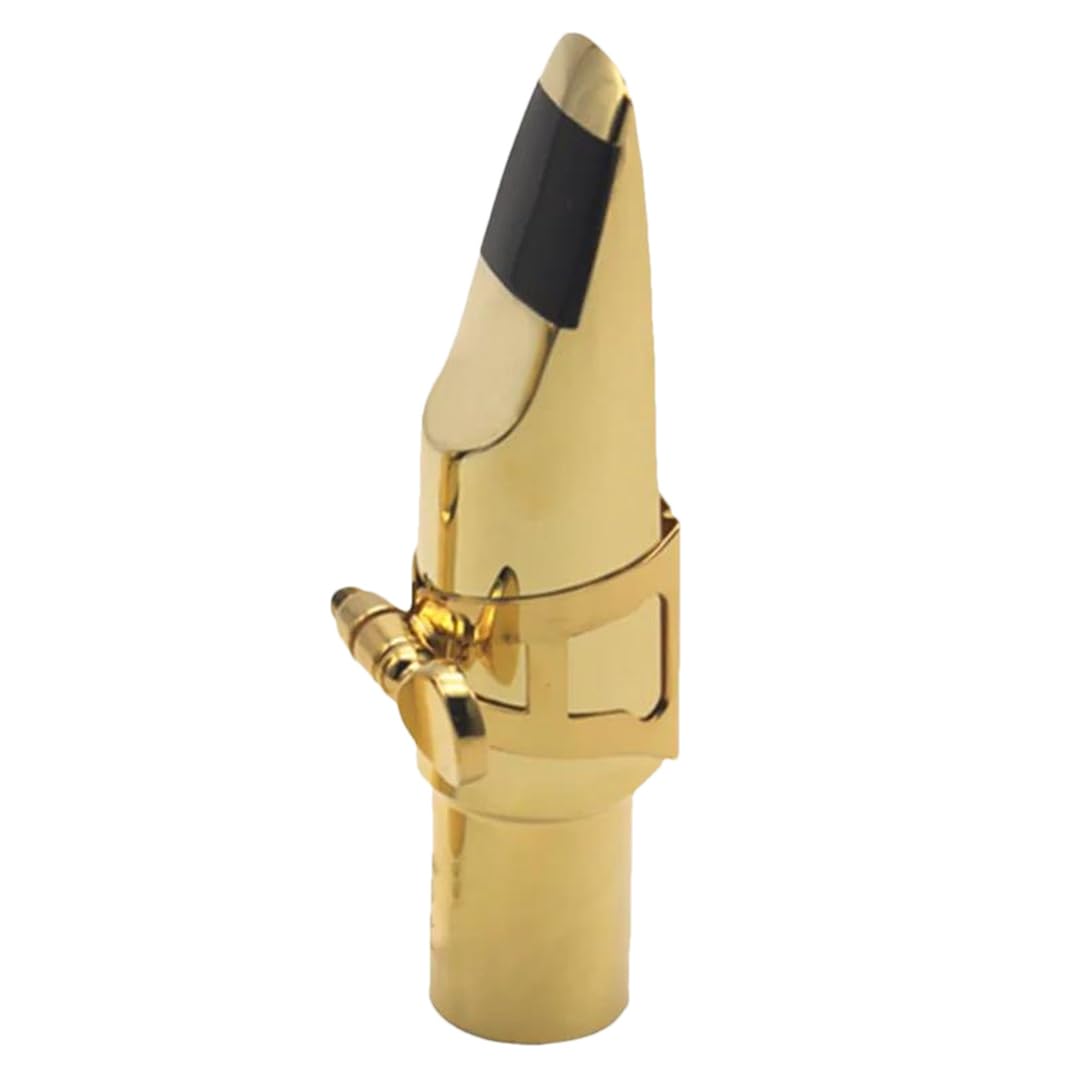 Suwequest Profi Tenor Sopran Altsaxophon Metall Mundstück Gold Lack Mundstück Saxophon Zubehör