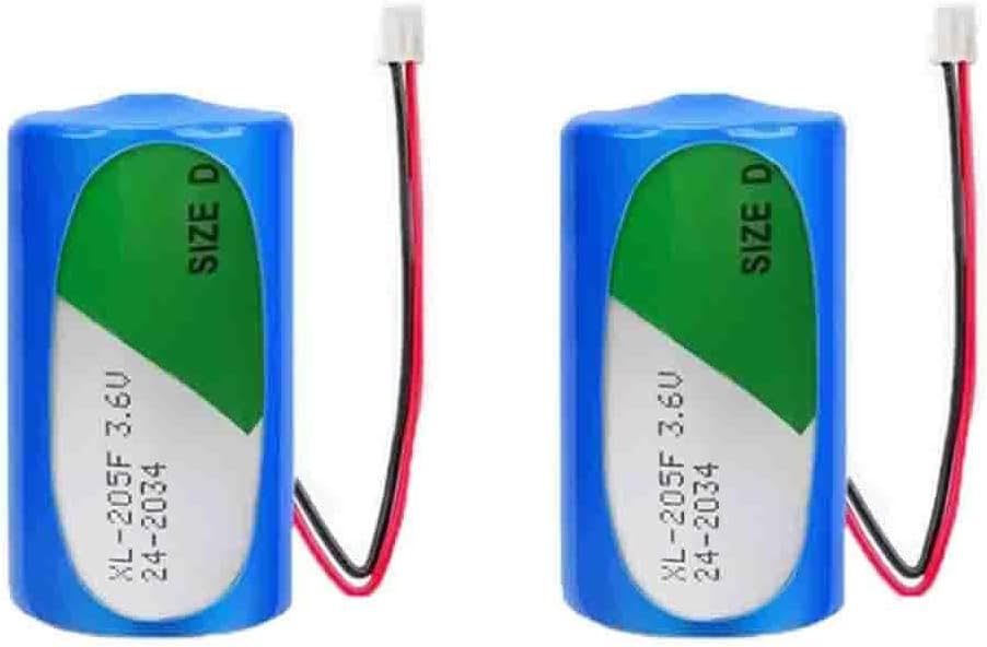 LOULOUQING 2pcs XL-205F 3.6V D 19000MAH Battery with 2.54 Connector