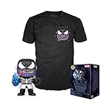 Loungefly POP! & Tee: Marvel - Venomized Thanos - L - Camiseta Con Figuras Miniaturas Coleccionables - Idea De Regalo - Juguetes Y Franela De Manga Corta Para Adultos Hombres Y Mujeres