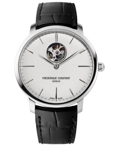 Frederique Constant Men's FC-312S4S6 Slimline Auto Heart Beat Analog Display Automatic Self Wind Black Watch