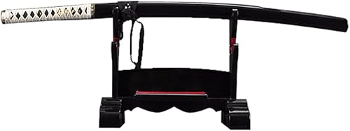 Espada katana japonesa Zetsurin Samurai totalmente funcional, acero al carbono 1045, forjada a mano, templada al calor, espiga completa, afilada,