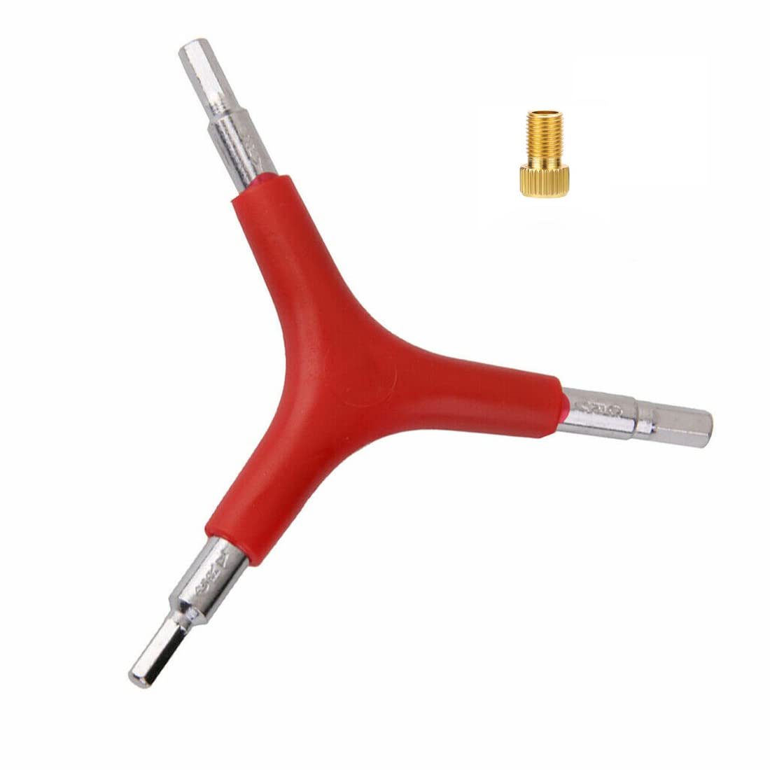 Schrodinger15 30043+A Bicycle Cycle Hex Wrench 3 Way Y-Shaped Allen Key Spanner Repair Tools 4/5/6 MM + 1 nos Presta to Schrader Adaptor (B09VH6528K) Amazon Price History, Amazon Price Tracker