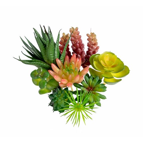 AOCGDDS Artificial Succulent Plants 8pcs Mini Artificial Succulents Fake Succulents Plants for DIY Crafting Home Garden Office Party Decoration