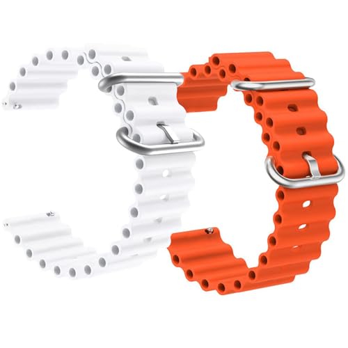 Image of ADAMO 20mm Watch Strap Combo Compatible for Bip U Pro /GTS /BIP 3 Pro /Icon Buzz and All 20mm Wristwatch and smartwatches