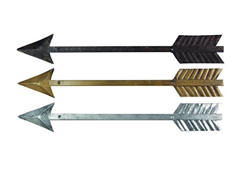 Young's Metal Wall Friendship Arrow Decorative Sign (Set of 3), 24