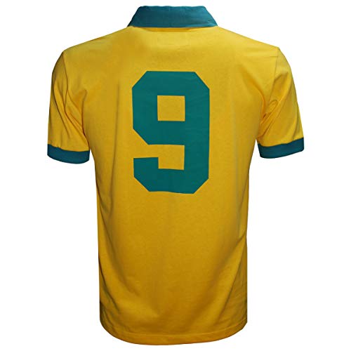 Camisa Polo Brasil Liga Retrô Amarela EGG 3 Camisa Polo Brasil Liga Retrô Amarela EGG - Imagem 3