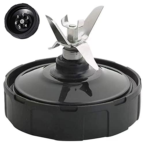 aspearly 6 Fins Ninja Blender Blades Replacement Parts 4 inch Diameter Compatible with Nutri Ninja Auto iQ BL451-70 BL454-70 BL455-70 BL480 BL480-70 BL481-70 BL482-70 More