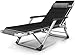 Leżak na zewnątrz składany rozkładany, metalowy wspornik noga z poduszką i poduszką fotel rozkładany Camping Beach Patio przenośny leżak (kolor: z poduszką)