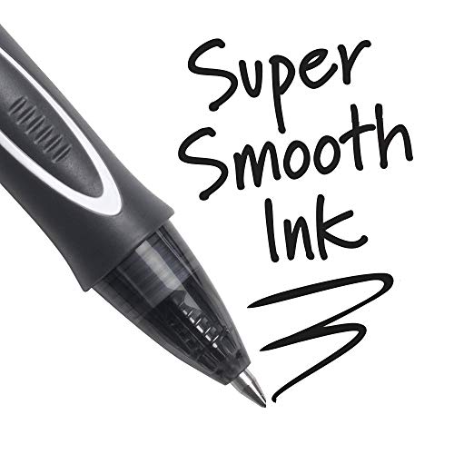 Image of BIC Gel-Ocity Quick Dry Gel Pens, Medium Point Retractable Gel Pen (0.7mm), 3-Count