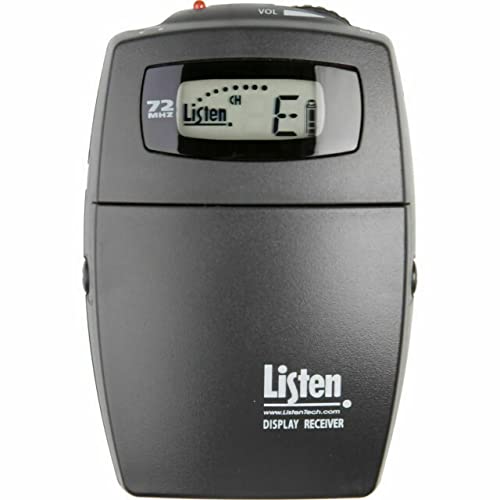 Image of Listen Technologies Portable Display RF Receiver (72 MHz)