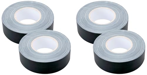 Image of HOSA GFT-447BK Bulk 2 inch x 180' Gaffer Tape, Black (Pack of 4)