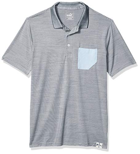 PUMA Golf 2020 Men's Cloudspun Champions Polo, Dark Denim, Medium