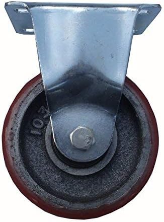 Cast Iron Wheel with Fixed Base 80 mm