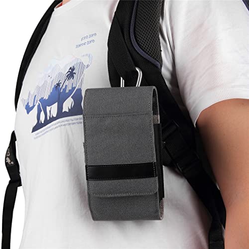Nylon Pouch Outdoor Sport Hanging Men Waist Bag Belt Clip Phone Case Zipper Card Bag Holster Bag3