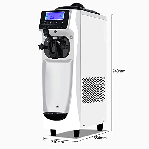 LANGTAOSHA Eistemaschine, 16 l/h weiche Serve -Eismaschine, 1050 W Weicheis Maker mit 4,5 l Trichter -Touchscreen aus… – Bild 8