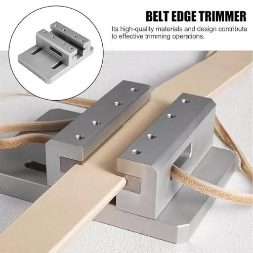 Herramienta de corte de bordes de cuero, cortador de ancho ajustable para trabajo de cuero, diseño de arco semicircular para corte de precisión