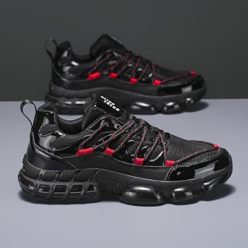 Image of Men's Walking Running Shoes Slip On Sneakers Non Slip Athletic Sports Tennis Fitness Casual Workout Gym Shoes Lightweight Trainers Fashion Soft Comfortable Shoe