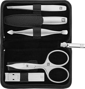 ZWILLING 5-teilig Maniküreset Yak Leder Schwarz