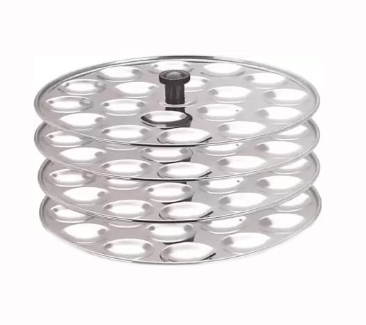 Prithi Homes and Kitchen Stainless Steel Mini Idly maker/Stand for Idly cooker/Maker 18 idly per Plate (4 Plate Stand) (B0BS3BHF4Q) Amazon Price History, Amazon Price Tracker