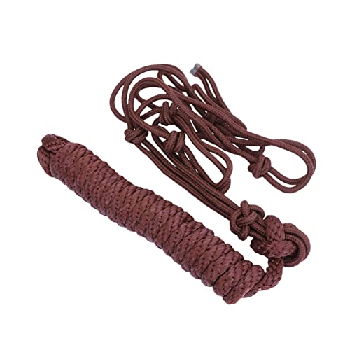 WULE-RYP Pet products Equestrian Supplies Halter Adjustable Horse Head Bridle Horse Head Cover Rope for Racing Practice Daily Use (Color : Brown)