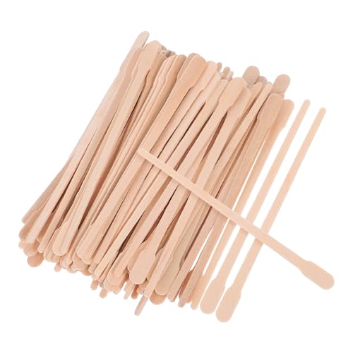 BESPORTBLE Bâtonnets en bois solides 400 unités pour mélanger peinture et résine époxy, usage professionnel et loisirs créatifs, dimension 88mm Réutilisable
