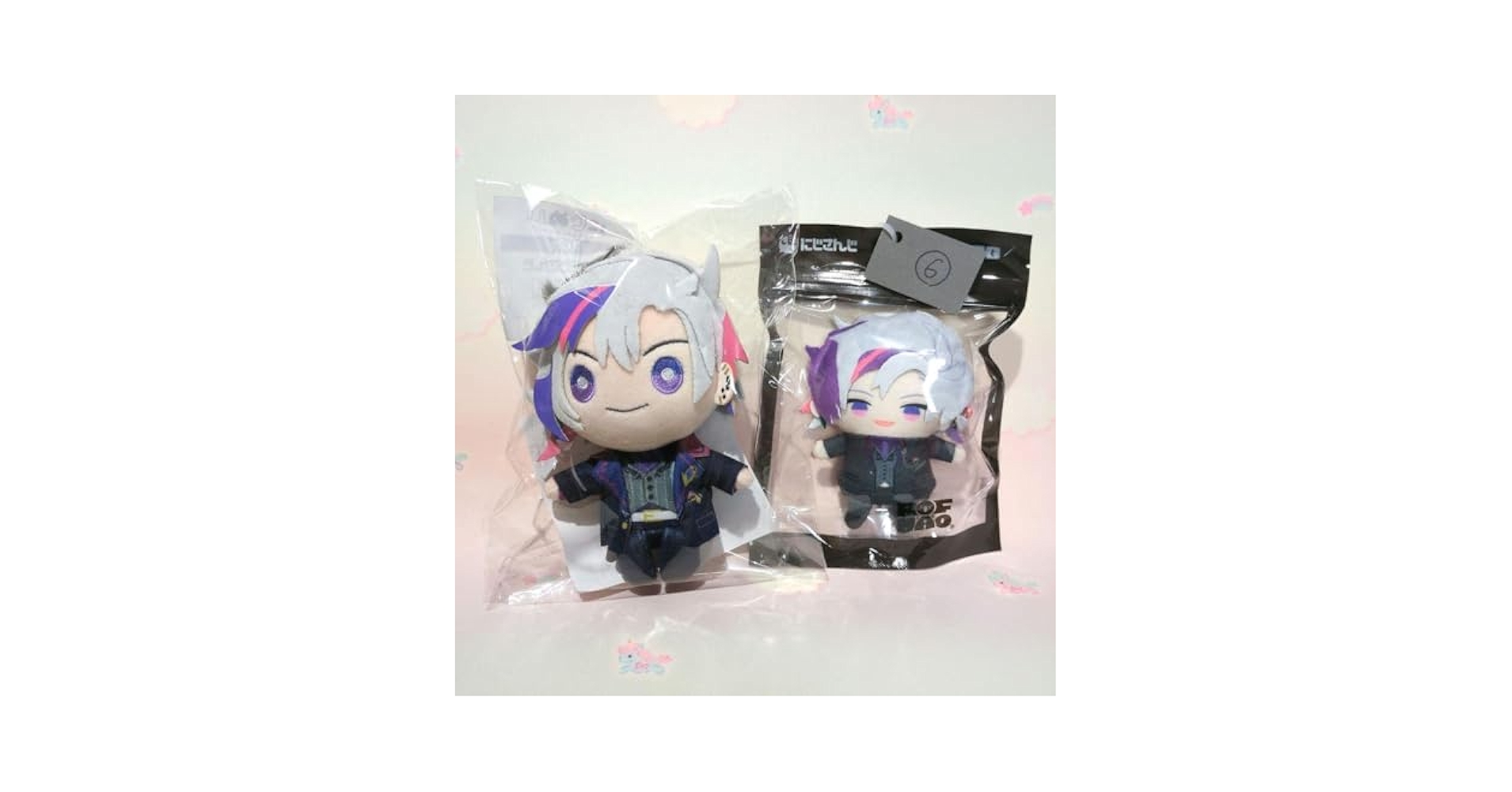 Amazon.co.jp: 不破湊 にじぱぺっと にじぬいセット ぬいぐるみ