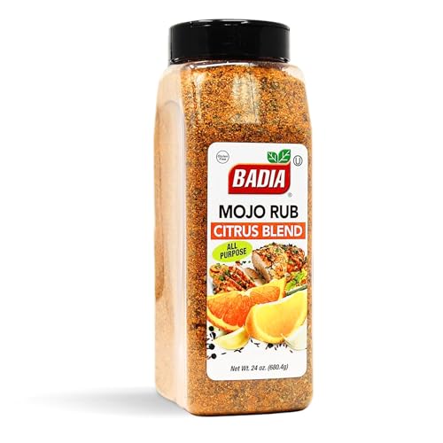 Badia Mojo Rub Citrus Blend, 24 oz – Zesty Citrus All-Purpose Grill Rub, Lemon Lime Spices