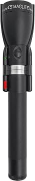 Maglite, Rechargeable LED Flashlight, System 7, 12 Volt DC Direct Lead, Black