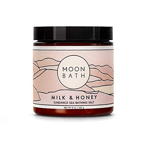 Milk + Honey Sundance Sea Bathing Salt | Bath Soak & Salt Scrub w/Frankincense, Lavender & Bergamot Essential Oil. Use to Relax, Soften Skin & Soothe Sore Muscles. Organic & Natural Body Care, 8 oz