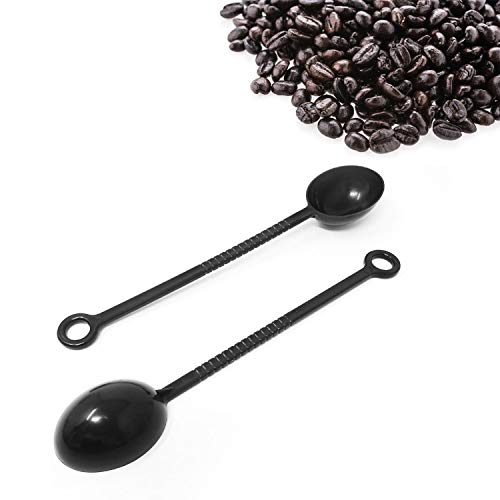Cucharas de 10g con mango largo Honbay para dosificar café y azúcar sin residuos 4