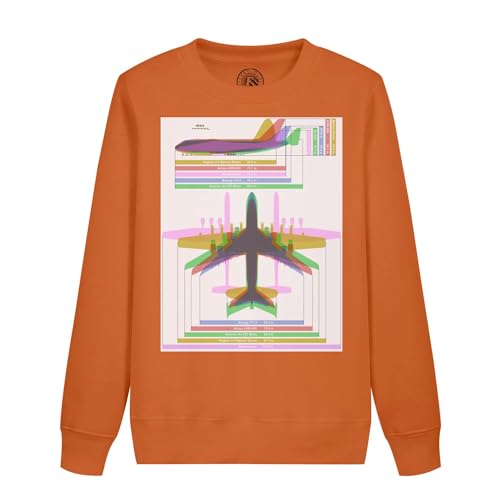 Sweatshirt enfant avion long courrier vêtement enfant sur l'aviation