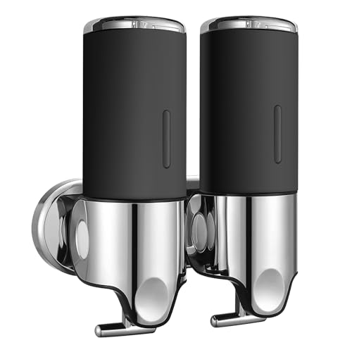 Dispensador de jabón montado en la Pared, loción de Ducha, champú, Gel, desinfectante de Manos, dispensador de jabón de baño, dispensador de champú para baño, Cocina, Hotel Dispensador de jabón montado en la Pared, loción de Ducha, champú, Gel, desinfectante de Manos, dispensador de jabón de baño, dispensador de champú para baño, Cocina, Hotel