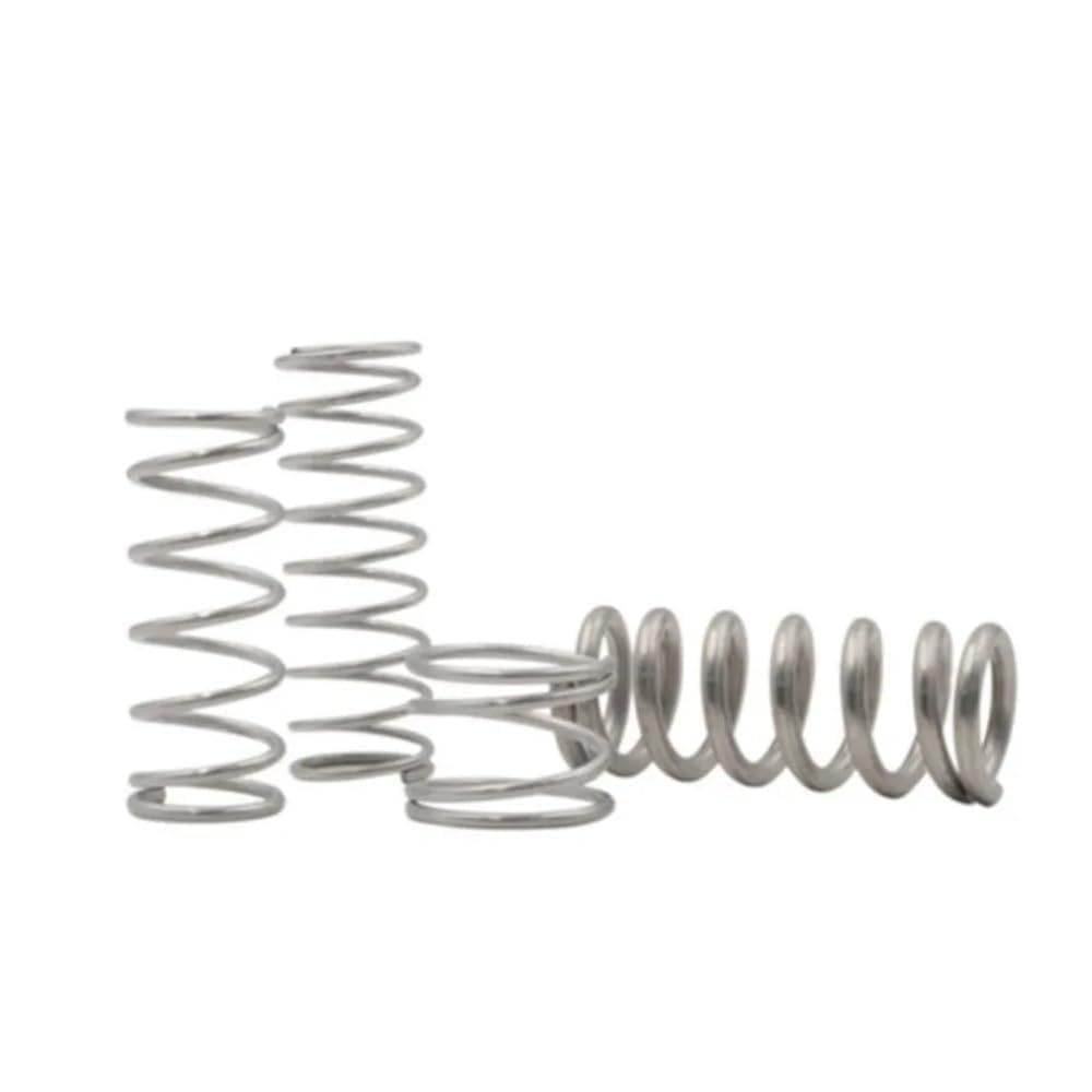 LOEASE 10Pcs/lot wire 0.9mm Stainless steel compression spring outer diameter 5mm to 15mm length 10-50mm(10mm,15mm)