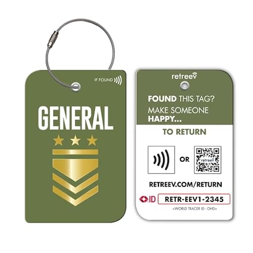 retreev™ Smart Luggage Tag | NFC & QR Code Luggage Tag with Secure Messaging – General