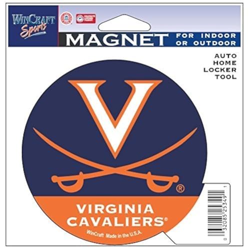 NCAA University of Virginia Die Cut Magnet, 4.5" x 6"