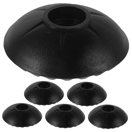 Balacoo 6Pcs Walking Stick Foot Pads Non Skid Crutch Tip Protectors for Trekking Poles and Hiking Sticks Durable Replacement Tips for Safety and Stability
