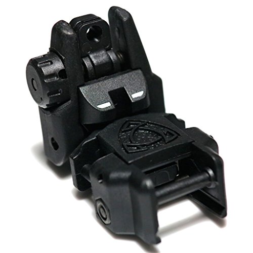 Airsoft APS Rhino Auxiliary Flip Up Rear Sight Black