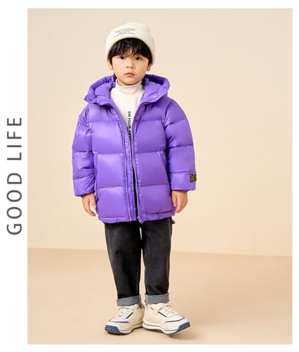 Eternatastic Kids Boy Girl Hooded Down Jacket Winter Weather Resistant Down Coat Insulated Quilted Bubble Puffer3