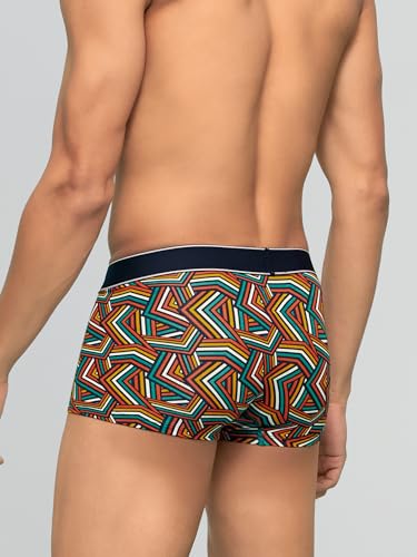 Image of XYXX Men's Super Combed Cotton Regular Fit Solid Antibacterial Trunks with No Marks Waistband