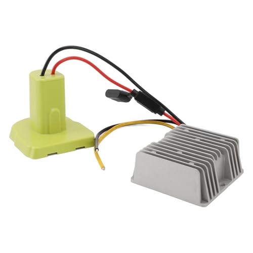 Cryfokt Regulador de Voltaje del Adaptador de Batería de Salida de 12V 20A Amplia