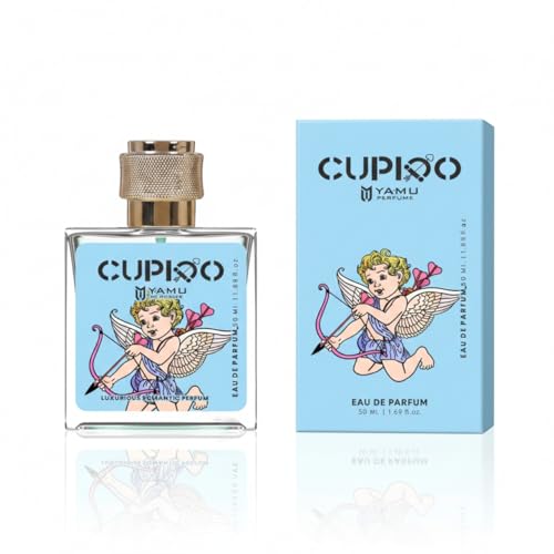 Image of Yamu Cupido Eau De Parfum for Men & Women | Long Lasting Luxury Romantic Fragrance | Premium Perfume Spray, Citrus Musk Scent, 50 mL