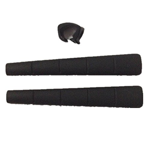BLACK Rubber Sleeve/Arms for-Oakley M Frame 2.0 Ballistic SI