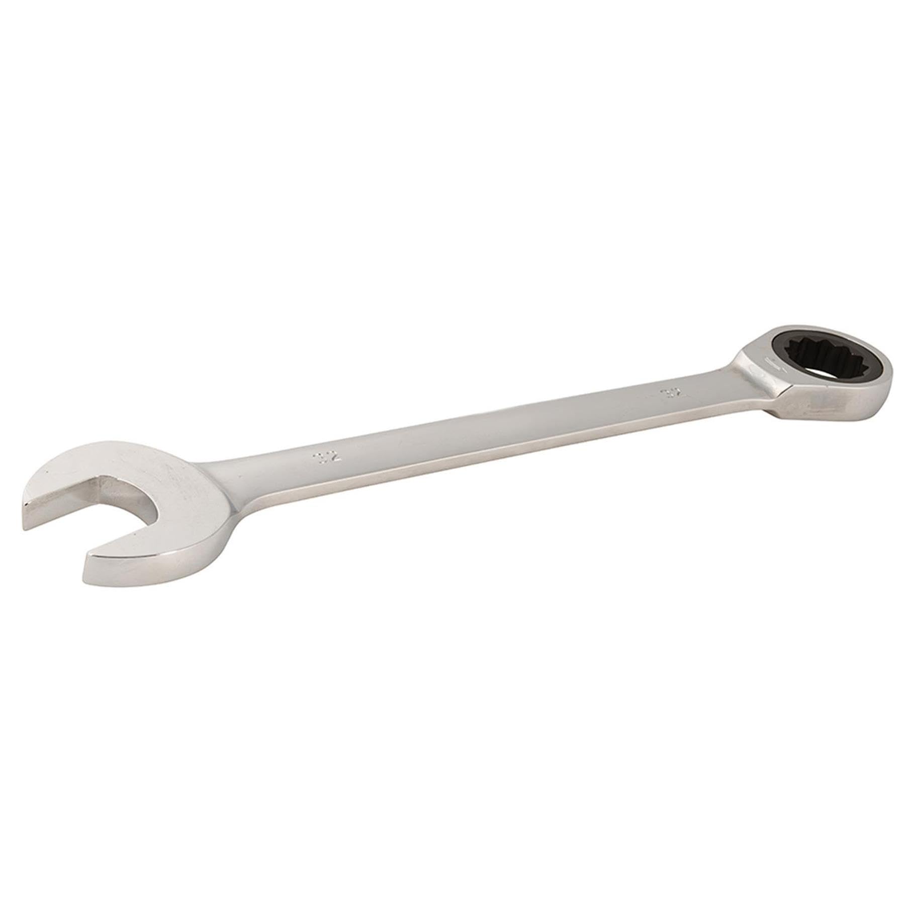 Dapetz ® Fixed Head Ratchet Spanner 32mm Professional Chrome Vanadium Steel Forged Combination Wrench Combination Spanner