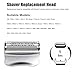 70S Series 7 Replacement Heads Compatible with Braun Series 7 Electric Foil Shaver, 70S Blades for Braun S7 Replacement Head 720, 730, 760cc,790cc