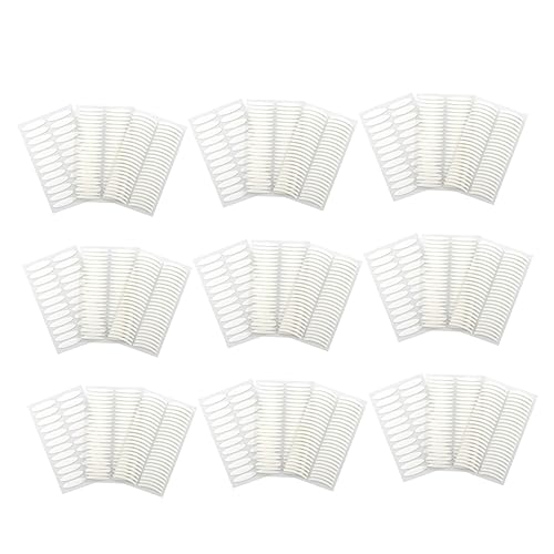 SOESFOUFU Invisible Double Eyelid Stickers 45 Sheets Women Eyelid Tape Double Sided Adhesive Non-Trace Natural Pe Material for Lady Use