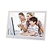 Produktbild kingko® 15-Inch Front Touch Screen Button Human Sensing High-Definition Screen Digital Photo Frame,Automatisches EIN/Ausschalten durch den Bewegungssensor, Fernbedienung (Weiß)