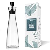 ④【PARA SALSA DE SOJA,VINAGRE O VESTIDO】: Herramienta de cocina esencial para dispensar condimentos líquidos como el vinagre balsámico o la salsa de soya que lo ayuda a evitar el exceso de aderezo en sus comidas; Buena alternativa a los grandes paquetes de mercado.