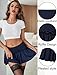 Avidlove Sexy Mini Skirt for Women Solid Ruffle Lingerie Skirt Short Skirts