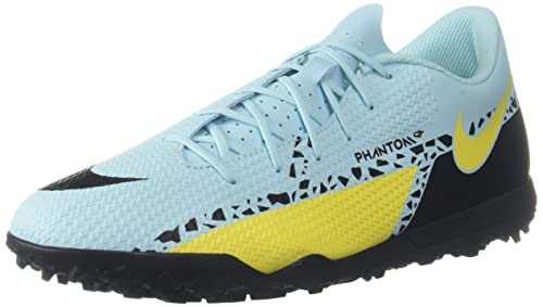 Chuteira Society Nike Phantom GT2 Club TF Verde e Amarelo Masculino 43