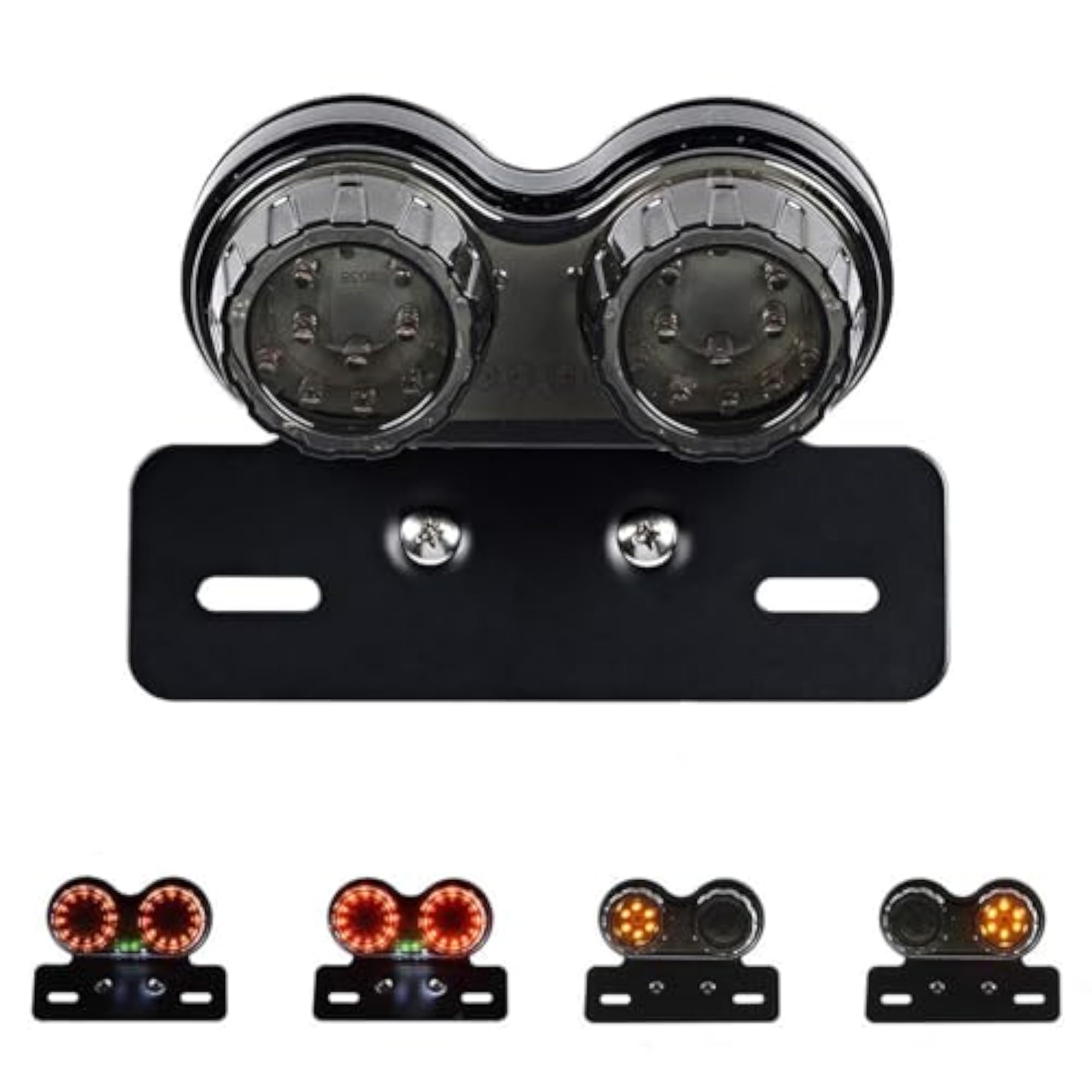 40-LED Motorcycle Tail Light with Bracket